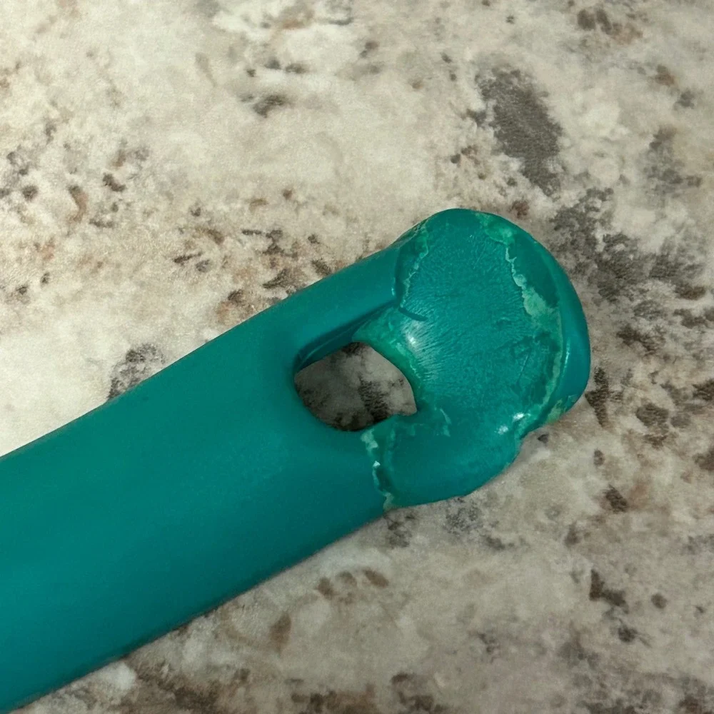 Tupperware Soup Ladle OS Teal Green 3188C-2 Plastic Kitchen Utensil USA
